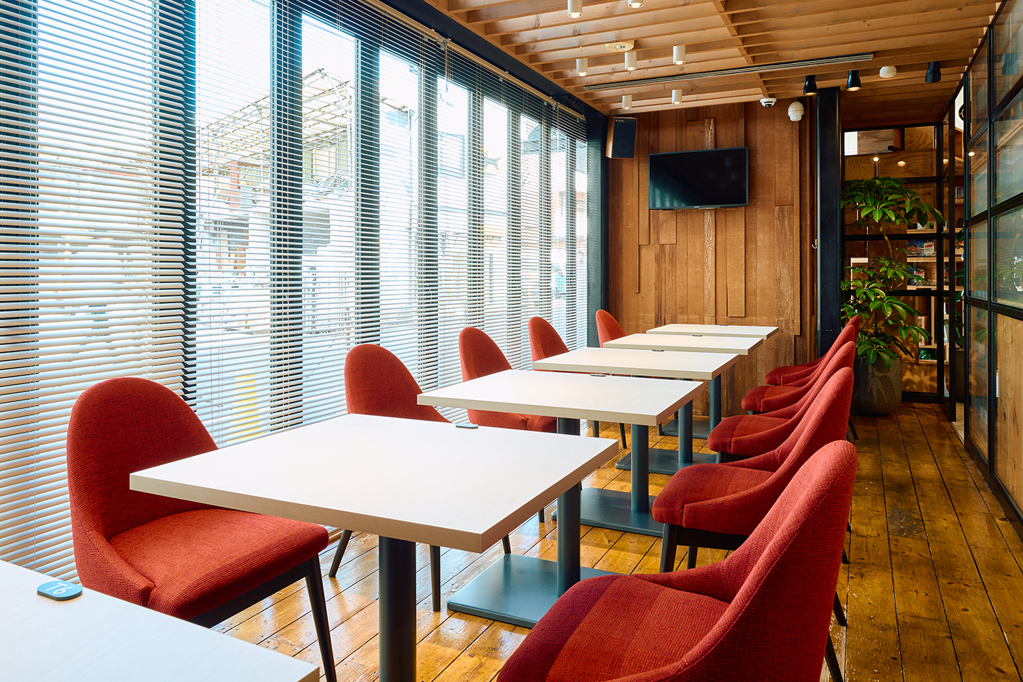 テラスエリア 1名席用